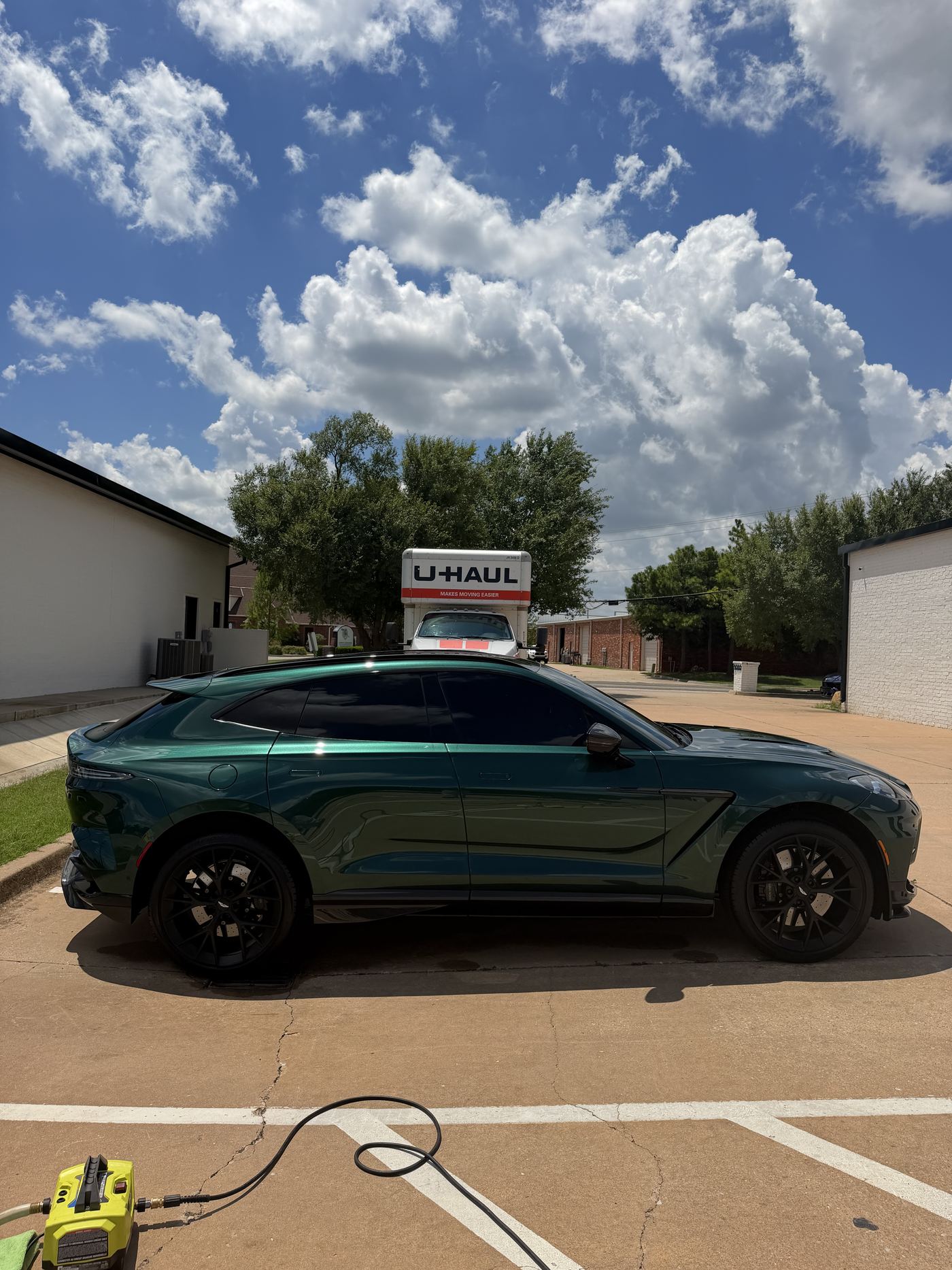 Aston Martin DBX detailed on location